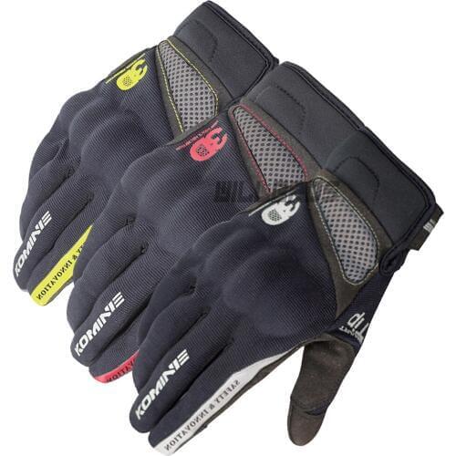 Touch Screen Gloves!Komine GK-163 3D Motorcycle MTB Bike Off-road Scooter Motocross Mesh Gloves