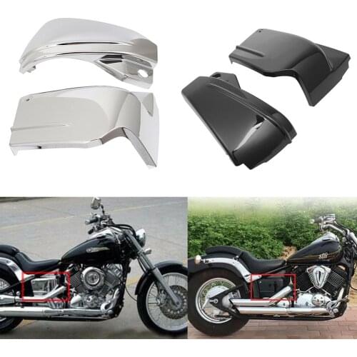 Motorcycle Plastic Battery Side Fairing Cover For Yamaha V-Star DragStar 650 XVS650A Custom Classic All Year
