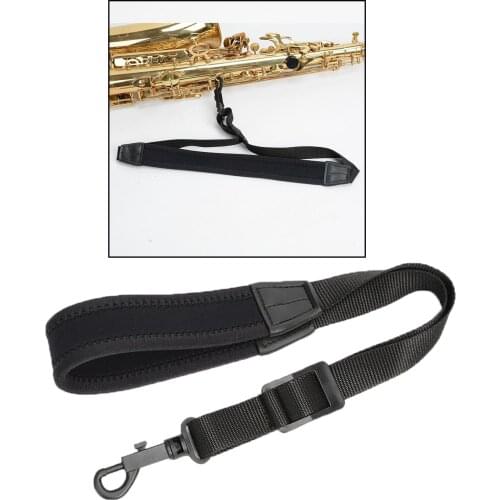 Music Instrument Neck Strap for Saxophones, Horns, Bass Clarinets, Bassoons