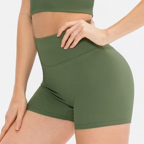 High Waist Shorts Women Tight Sexy Seamless Yoga Shorts Breathable Sport Cycling Shorts Quick Dry Fitness Gym Solid Short Pants