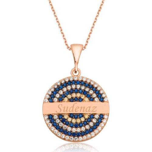 Tevuli 925 Sterling Silver Blue Stone Is Lady Necklace