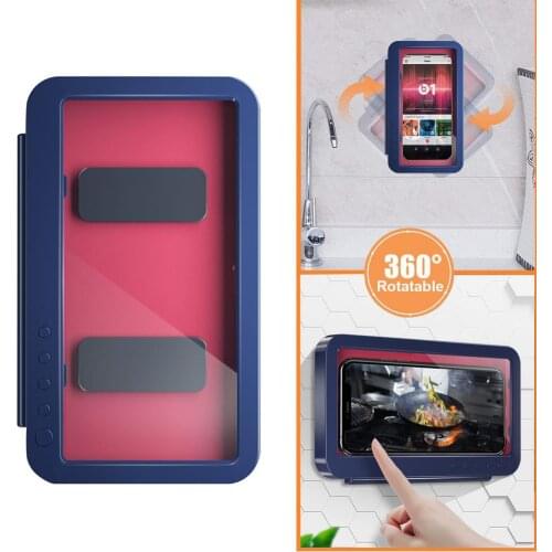 Waterproof Phone Case Bathroom Amusement Superb Gadget Bathroom Waterproof Mobile Phone Holder Wall Storage Box
