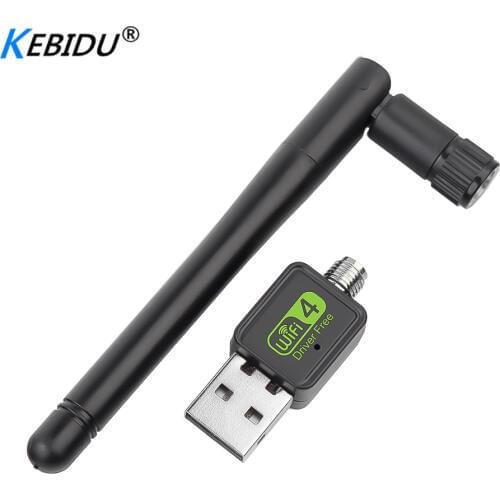 KEBIDU 150Mbps Mini USB Wifi Adapter 2dB WiFi Dongle RTL8188GU Wi-fi Receiver Wireless Network Card 802.11b/n/g Free Driver