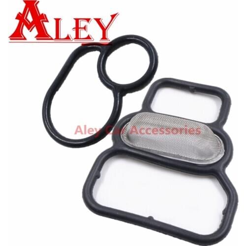 15825-P2M-005 & 36172-P08-015 Upper & Lower VVT Variable Timing Spool Solenoid Valve Gasket Filter For Civic EX D16Y8 Del Sol