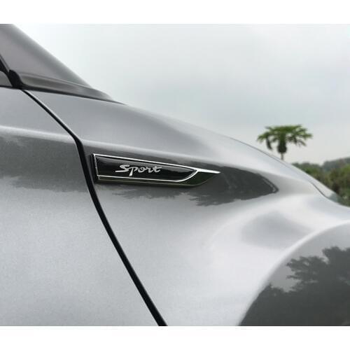 2pc for NISSAN KICKS Body side Metal decoration sticker