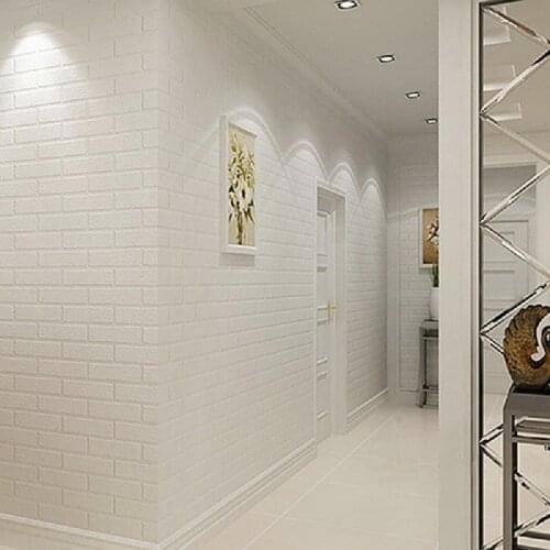 10*0.53m 3D Brick Wall Stickers Modern Brick Pattern PVC Wallpaper Korean Style Photo Studio Wall Decal