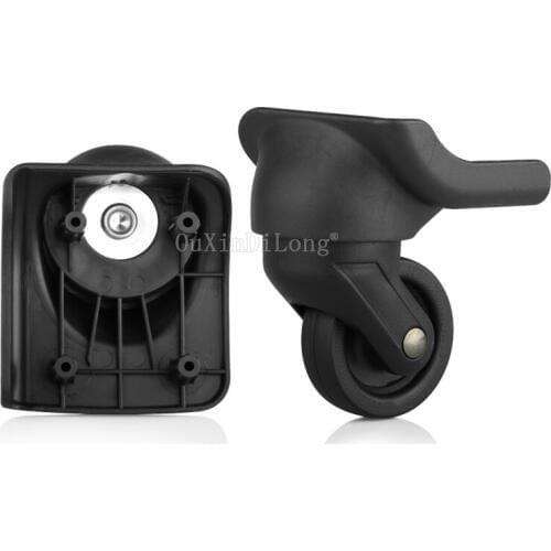 Brand New 1Pair Universal Travel Luggage Suitcase Wheels Casters 360 Spinner Runners Wheels Repair Parts Left & Right Wheels