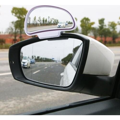 YASOKRO Car Mirror 360 Degree Adjustable Wide Angle Side Rear Mirrors blind spot Snap way for parking Auxiliary rear view mirror