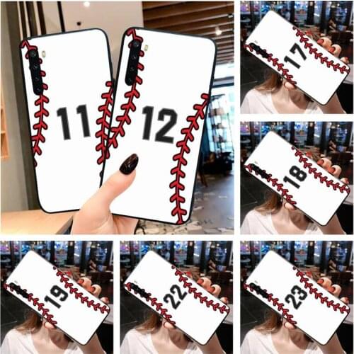 Baseball number pattern Phone Case For OPPO Realme 6 Pro Realme C3 5 Pro C2 RENO2-Z A11X