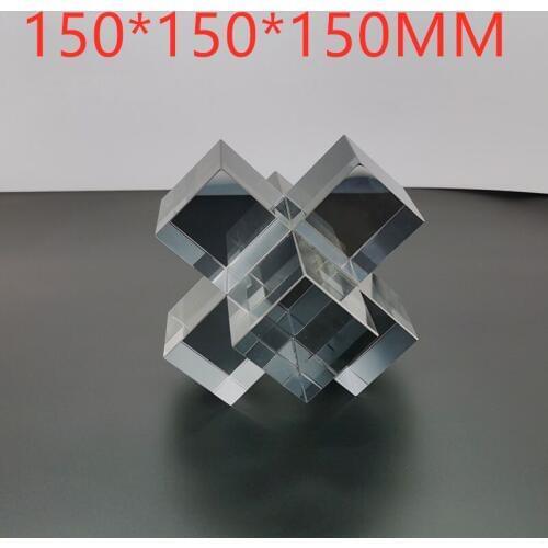 150*150*150mm Simple modern home furnishing black cross marble block decoration model room living room study soft decoration