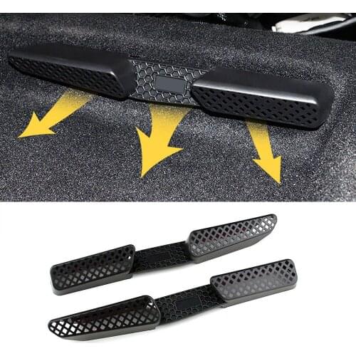 For Skoda Yeti 2009-2017 Under Seat Floor AC Air Conditioner Vent Outlet Grille Protective Cover Car Styling Trim