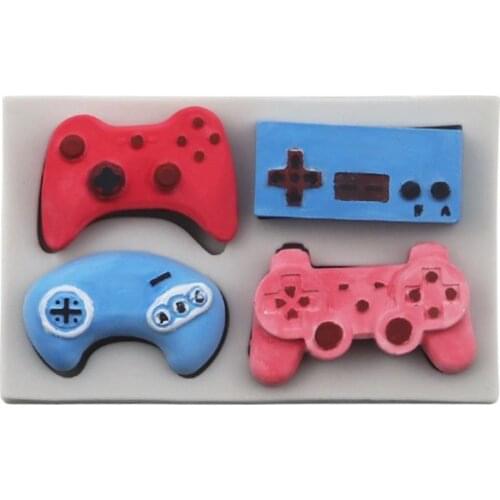 Gamepad Shape Silicone Mold For Fondant Chocolate Epoxy Sugarcraft Mould Pastry Cup Cake Decorating Kitchen Accessories