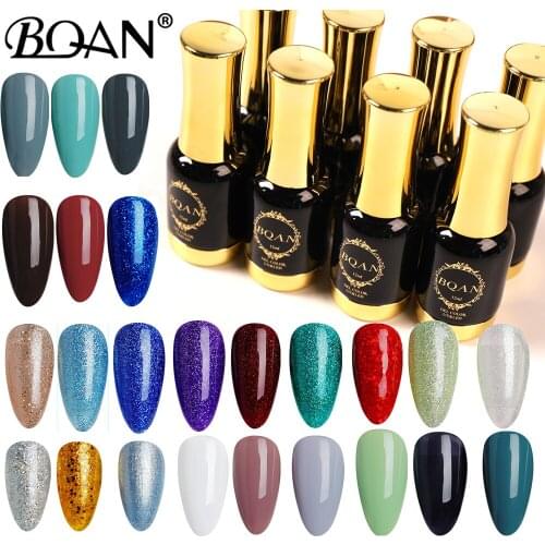 BQAN 12ml Gel Nail Polish Matte Effect Soak Off UV Gel Semi-Permanant Varnish Nail Art Design Manicure Top Coat Nail Polish