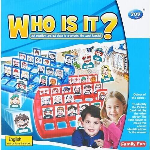 Who is it ?family child-parent funny guess identity Memory Training game,Interactive desktop educational game for kid board game