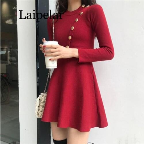 Модные трикотажные платья Laipelar China At AliExpress