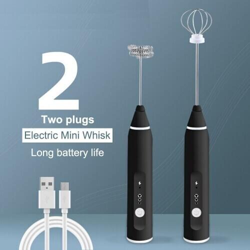 Small Electric Whisk Blender Milk Whisk Milk Frother Kitchenware Eggs Whisk Stainless Steel Safety Household Kitchen tools
