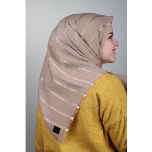 FASHION CASHMERE THE STRIPE COTTON SCARF-DESEN-02-RENK-03