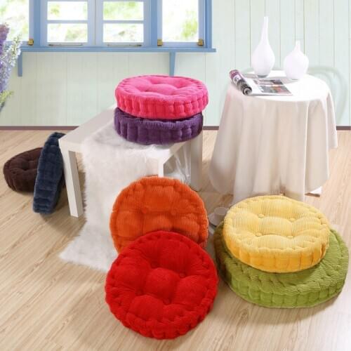 Soft Round Cotton Cushion Pad Seat for Home Car Office Outdoor Dining 8 Colors