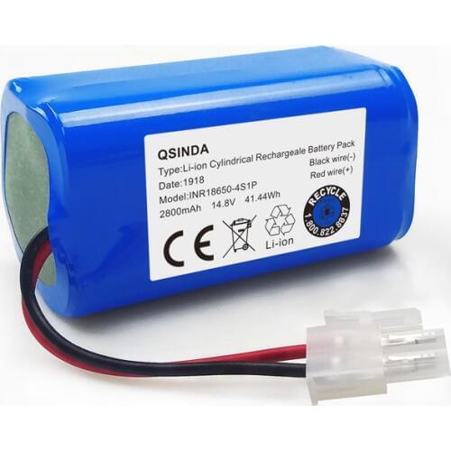 Rechargeable for ILIFE ecovacs Battery 14.8V 2600mAh robotic vacuum cleaner accessories parts for Chuwi ilife A4 A4s A6