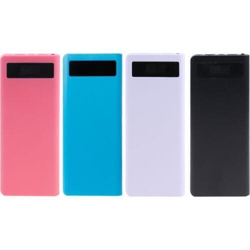 Tablet-Dual USB QC 3.0 8x 18650 Battery DIY Power Bank Box Charger For iPhone Xiaomi Cell Phone Tablet