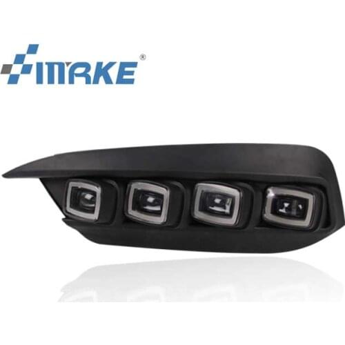 Popular Style Led Drl For Honda Civic Bugatti 2016 2017 2018 2019 Daytime Running Light With Fog Lamp Daylight Headlight Light