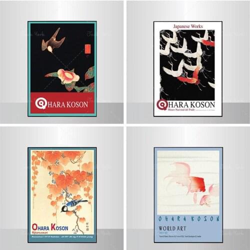 OHARA KOSON POSTER,Nature poster,Birds poster,Vintage poster,Gallery poster,Fine art poster