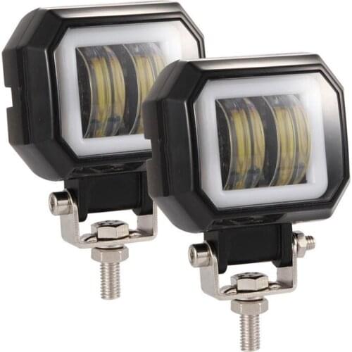 Fog Lamp Driving Daytime Off Road Light 7D 3 inch 20W Led Headlight for Halo Jeeps ATV 12V 24V SUV