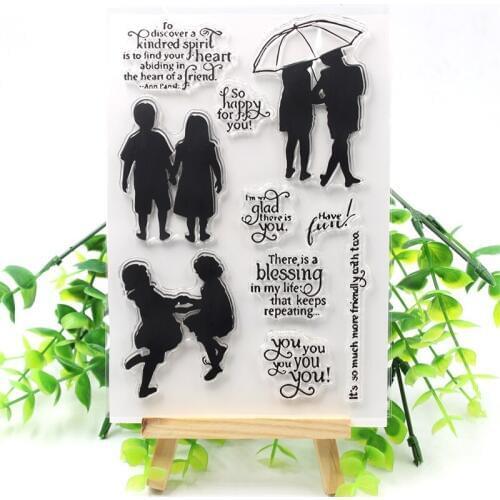 KSCRAFT Have Fun Transparent Clear Silicone Stamps for DIY Scrapbooking/Card Making/Kids Fun Decoration Supplies 662
