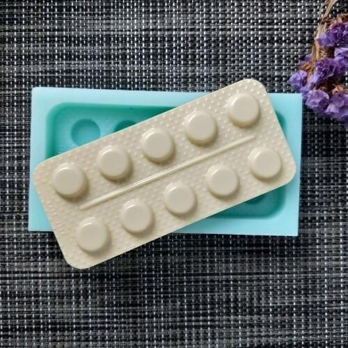 QT0146 PRZY Pill Medicine Silicone Mold Soap Mould Handmade Soap Making Molds Candle Silicone Mold Resin Clay Mold Eco-friendly