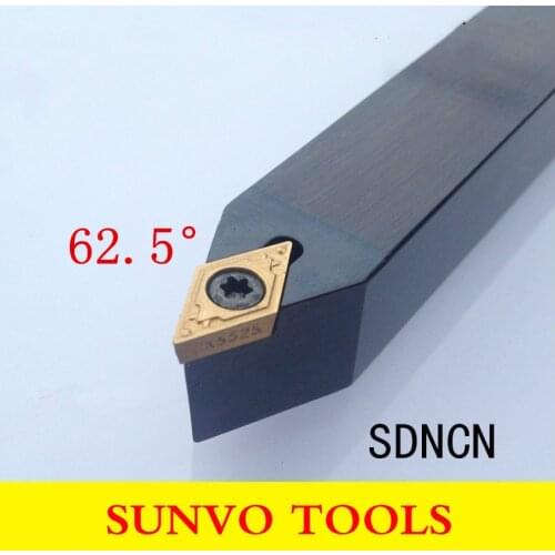 SDNCN 1212H11/1616H11/2020K11/2525M11 CNC Turning Tools Screw Fastening External Turning Tool Holder Use DCMT DCGT 070204/11T308