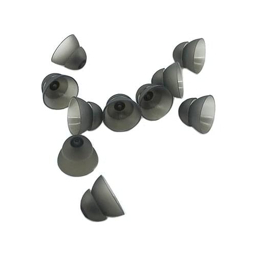 Silicone made hearing aid power dome double dome eartips compatible to ReSound Surefit open fit and RIC RITE RIE Hearing Aid