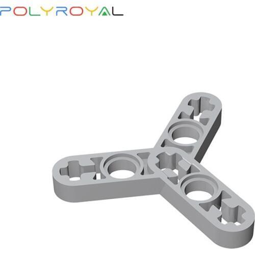 Building Blocks accessories DIY 3-leaf arm with holes Liftarm 10PCS Compatible Assembles Particles Moc Technic Parts toy 44374