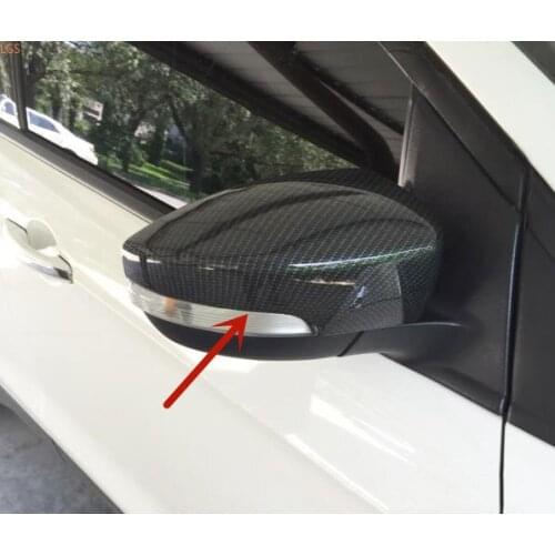For Ford Ecosport 2013-2017 High-quality ABS Chrome rearview mirror decoration cover anti-rub protection car accessories