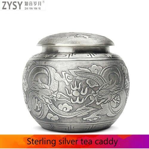 High grade 999Silver Products Cloisonne Hand made Tasting cup Kung Fu Teacup gift for family and friends kitchen office tea set