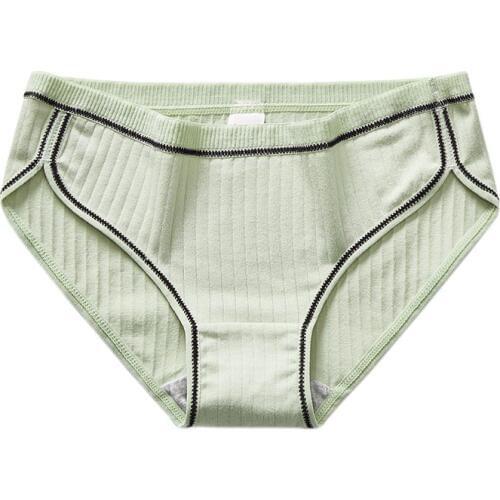 Ladies Seamless Panties Sexy Lingerie Women Solid Cotton Briefs Middle Waist Briefs High Stretch Panties Underwear Intimate Wear