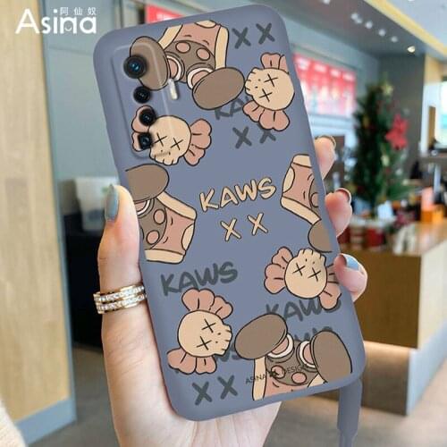 ASINA Liquid Silicone Case For VIVO X50 60 30 Pro Cover Cartoon Bumper Fashion Couple Cases For Vivo Z5X Z1Pro iQOO Neo Y17 V17