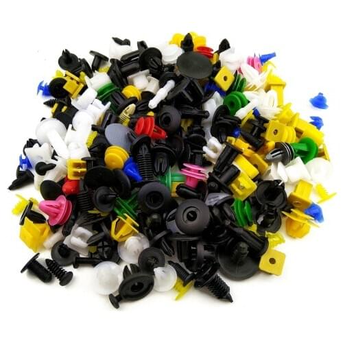 100pcs Universal Mixed Clips For Fiat Punto 500 Stilo Bravo Grande Punto Palio Panda Linea Uno Marea Evo Coupe Brava Albea