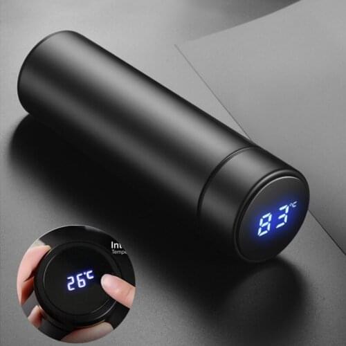 500ml Thermos Bottle Smart Stainless Steel Thermal Water Mugs for Coffee LED Display Temperature Tumbler Vacuum Flasks Drinkware