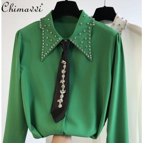 Блузки с галстуком Chimavvi China At AliExpress