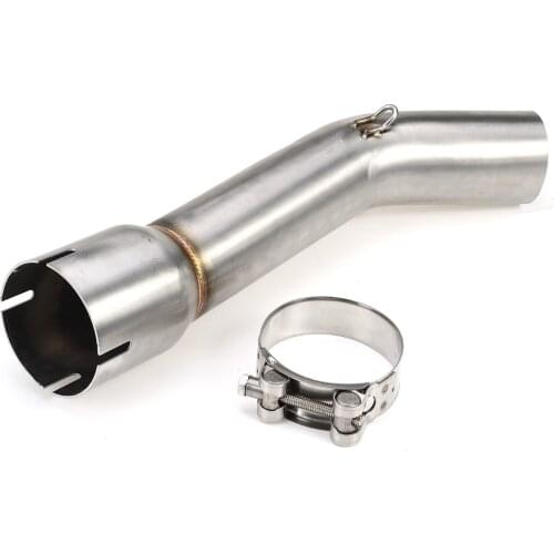 Motorcycle Exhaust Escape Muffler Middle Connect Link Pipe Slip On Mid Link Pipe For Yamaha FZ1 FZ1N FZ1000
