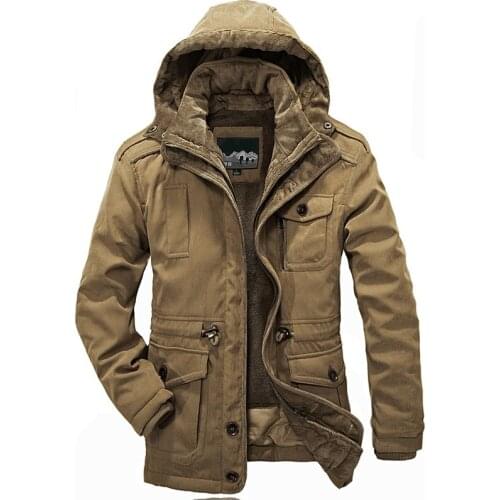 Hot Sale New Fashion Brand Arrival Top Quality Men Warm Parkas Heavy Wool Men Winter Jacket Men 2 in 1 Coat Size M-4XL