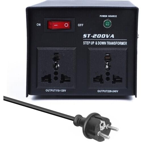 Intelligent Efficient Step Up Down Power Transformer 200W Home-use 100V-220V Household Electrical Appliance Voltage Converter