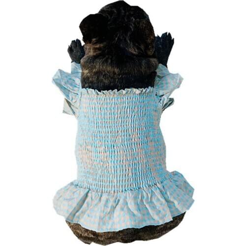 Short Type Dog Dress French Bulldog Clothes Schnauzer Pug Clothing Poodle Bichon Pomeranian Pet Dresses Summer Dog Skirt Outfit