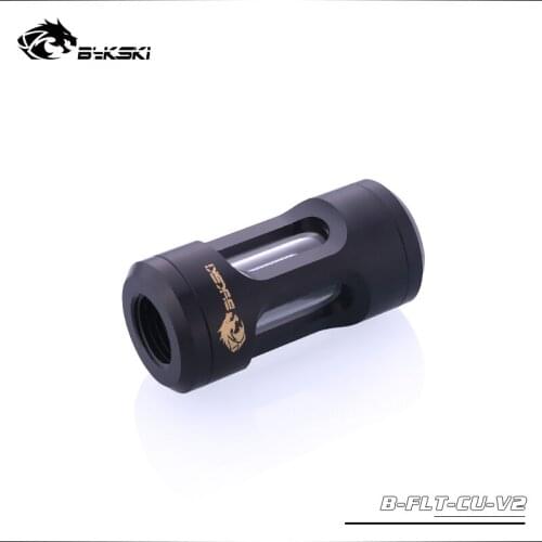 BYKSKI G1/4" Metal Flow Filter water cooling Filter system dedicated dual spiral pattern filters connector cooler fitting