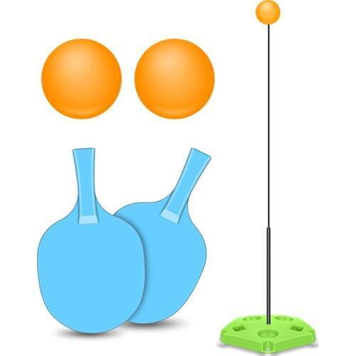 NEW Table Tennis Trainer Soft Shaft Training Machine Kit Elastic for Pingpong Home