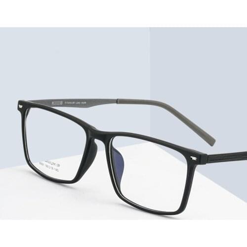 TR90 Ultralight Glasse Frame Opticas Eyewear Men Square Titanium Optical Eyeglasses