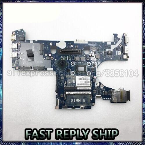 SHELI FOR DELL CN-0H62PP 0H62PP H62PP w i3-2350M CPU QAM00 LA-7731P Latitude E6230 Laptop NoteBook PC Motherboard Mainboard