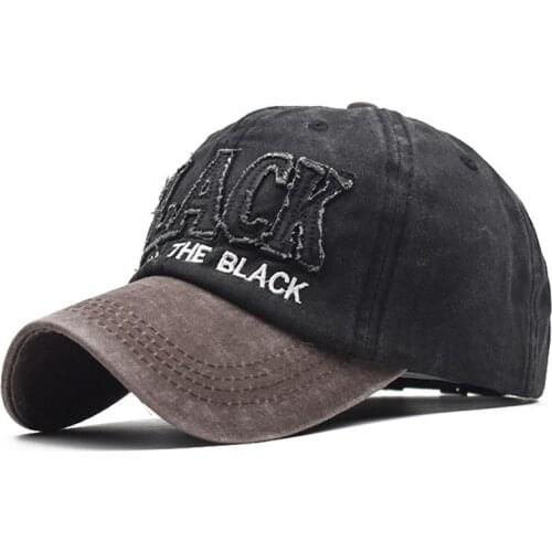 Fashion Women/mans Beaseball Caps Patched Washed Embroidered Letter Sun Sports Hats Male Hip Hop Cap Cowboy Fishing Climing Hat