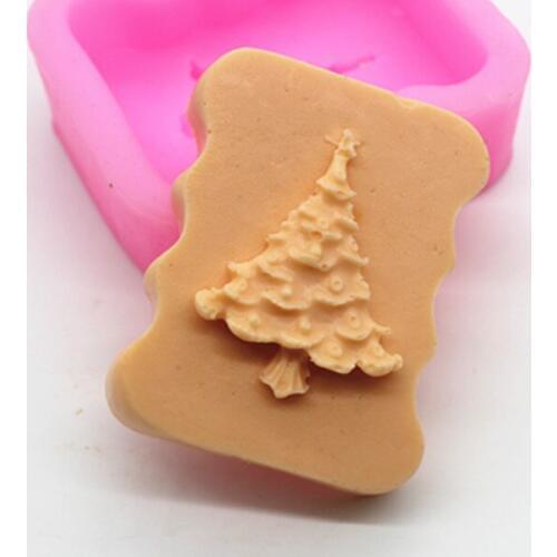 Christmas Tree Shape Craft Art Silicone 3D Soap Mold Craft Molds DIY Handmade Candle Molds