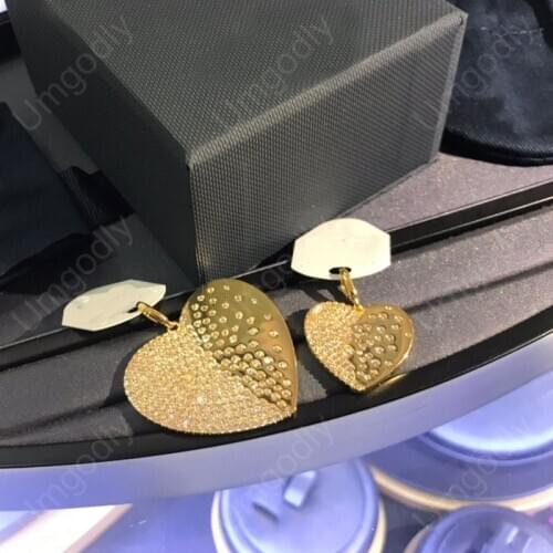 UMGODLY Fashion Pendant Micro Cubic Zirconia Charm Love Lucky Heart Women Brand Jewelry For Neckalce